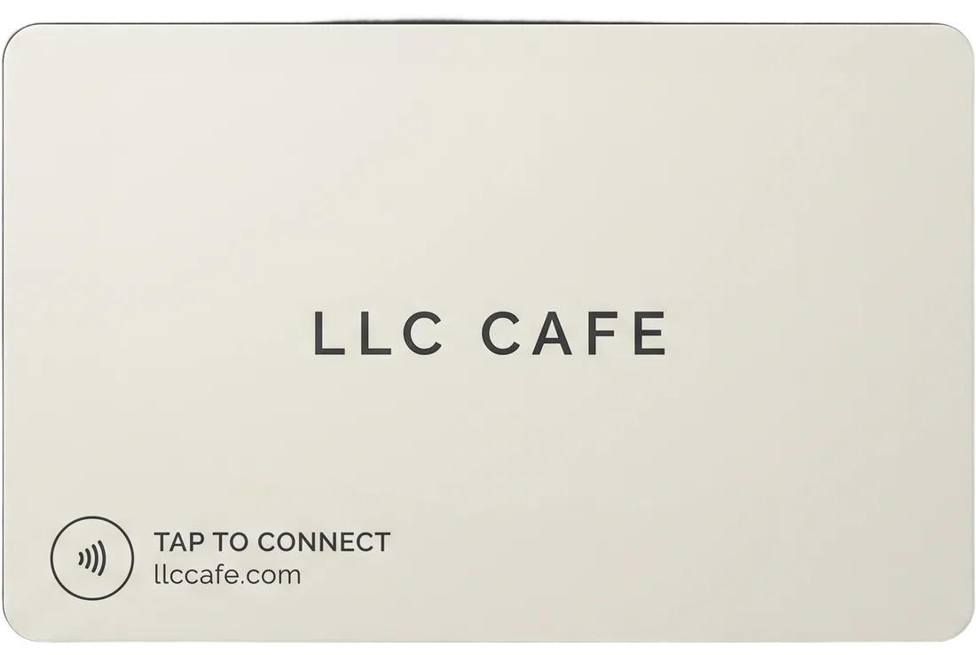 The House Card in cream, front